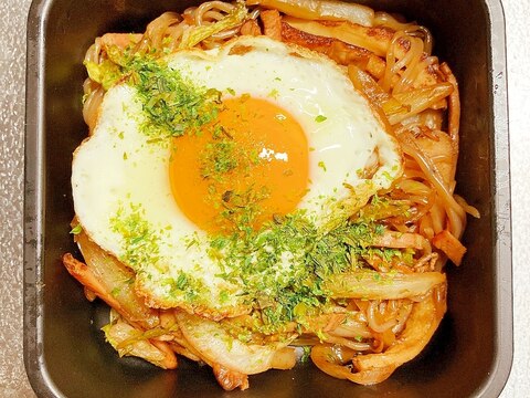 低カロ☆しらたきの和風ソース焼きそば仕立て